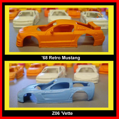 68 Retro Mustang GT and Z06 Vette tjets